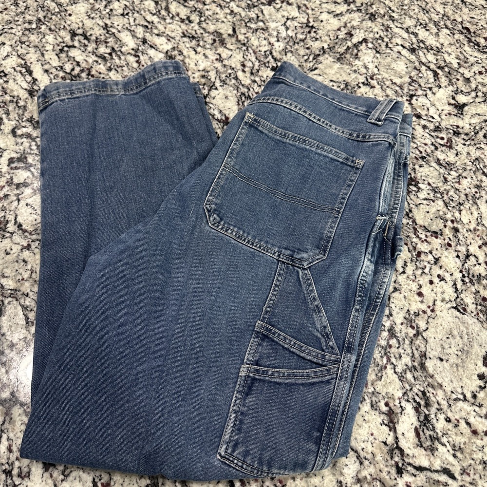 Old Navy Jeans Men 34x32 Blue Painters Carpenter Denim Skater Grunge Y2K Vintage